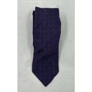 VTG Christian Dior Monsieur 100% Silk Tie Designer Made In France Classic 60"